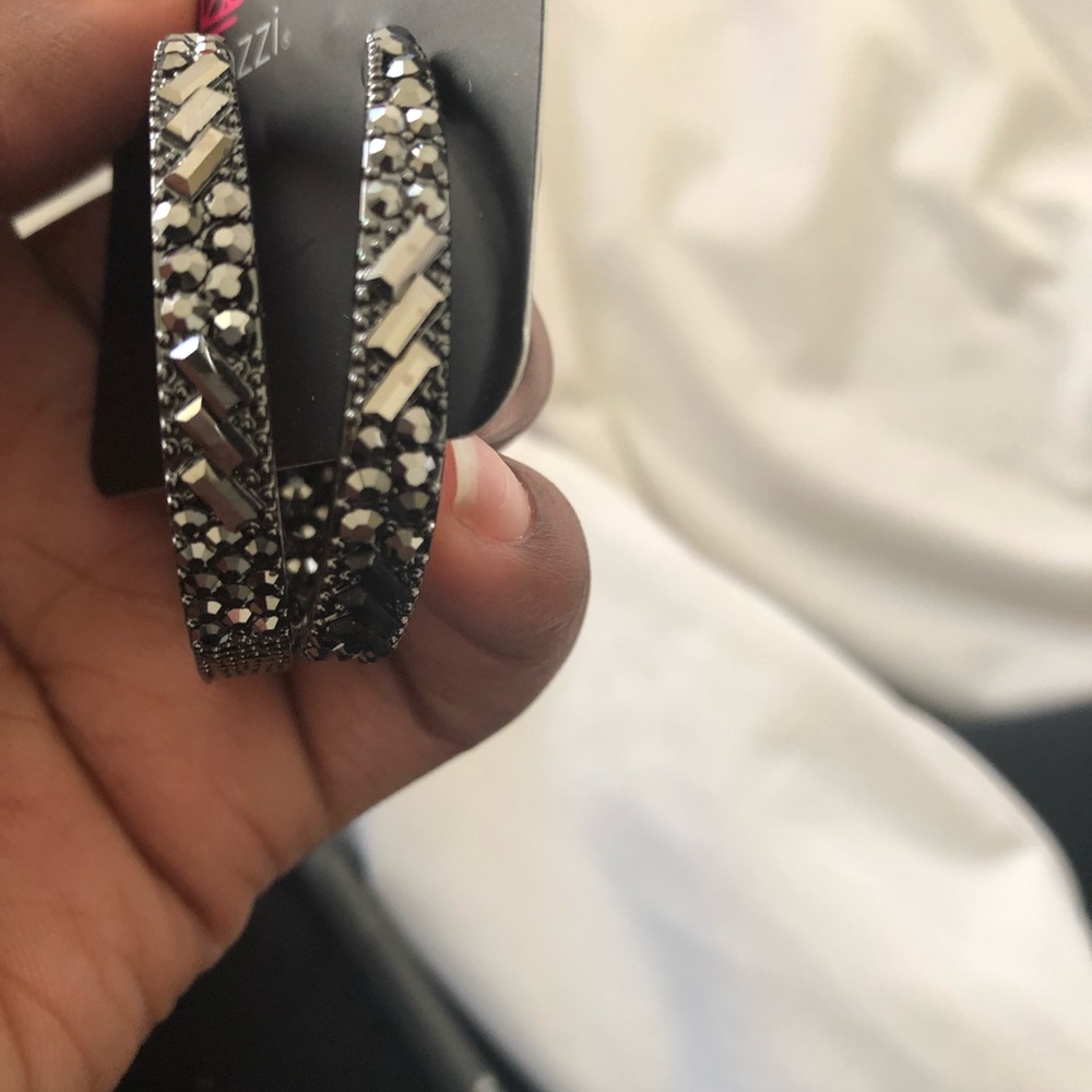Black earrings